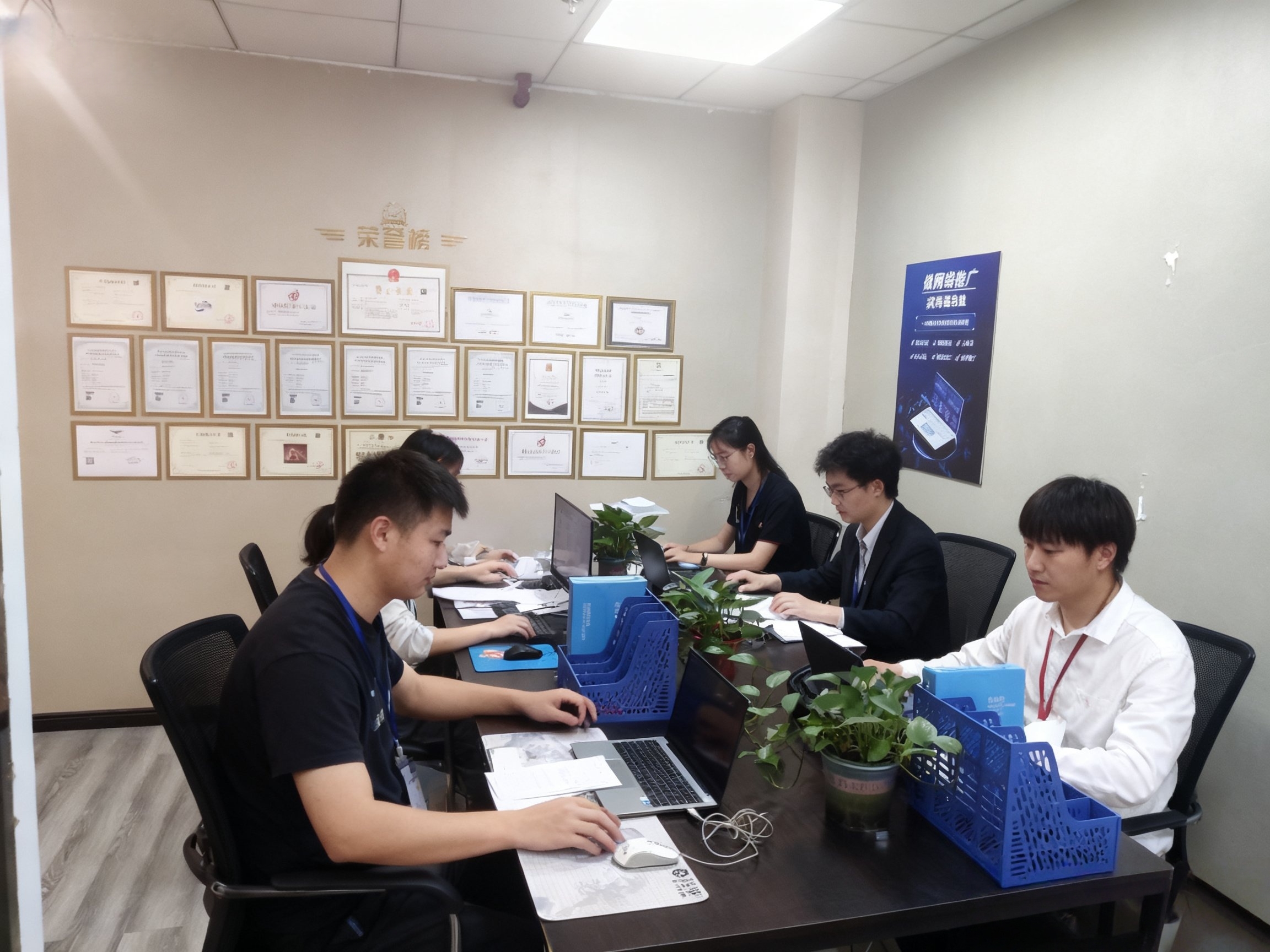 公司实拍短视频画面示例